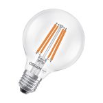 Osram LED Lamps E27 Globe Fadenlampe Klar 2.2W 470lm - 827 Extra Warmweiß | Ersatz Für 40W