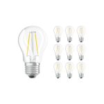 Mehrfachpackung 10x Osram Parathom Retrofit Classic LED E27 Kugel Fadenlampe Klar 1.5W 136lm - 827 Extra Warmweiß | Ersatz Für 15W