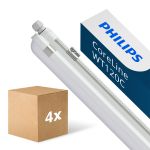 Mehrfachpackung 4x Philips LED Feuchtraumleuchte CoreLine WT120C Gen2 18/32W 2700/4500lm - 840 Kaltweiß | 120cm