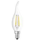 Ledvance Classic LED E14 Kerze Fadenlampe Klar 4W 470lm - 827 Extra Warmweiß | Ersatz für 40W