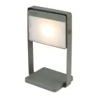 Nordlux Saulio Tischlampe Aluminium Grün 3.5W 200lm - 830 Warmweiß | IP44 - 3-Stufen Dimmbar - Solar