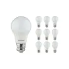 Mehrfachpackung 10x Noxion Lucent Classic LED E27 Birne Matt 8.5W 806lm - 830 Warmweiß | Ersatz für 60W